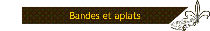 Bandes et aplats